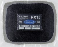 Пластир кордовий RX 15 75x90 мм BESTPATCH
